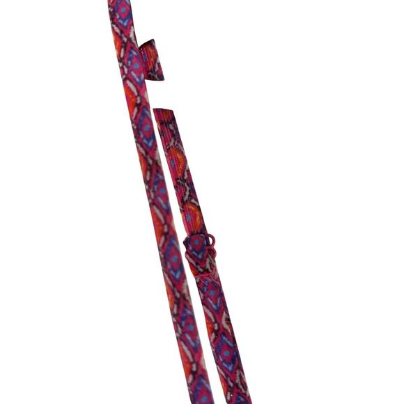 Koko + Mason Geo Print Sundress Red/Pink Metallic Size S Summer Spring - Picture 5 of 8